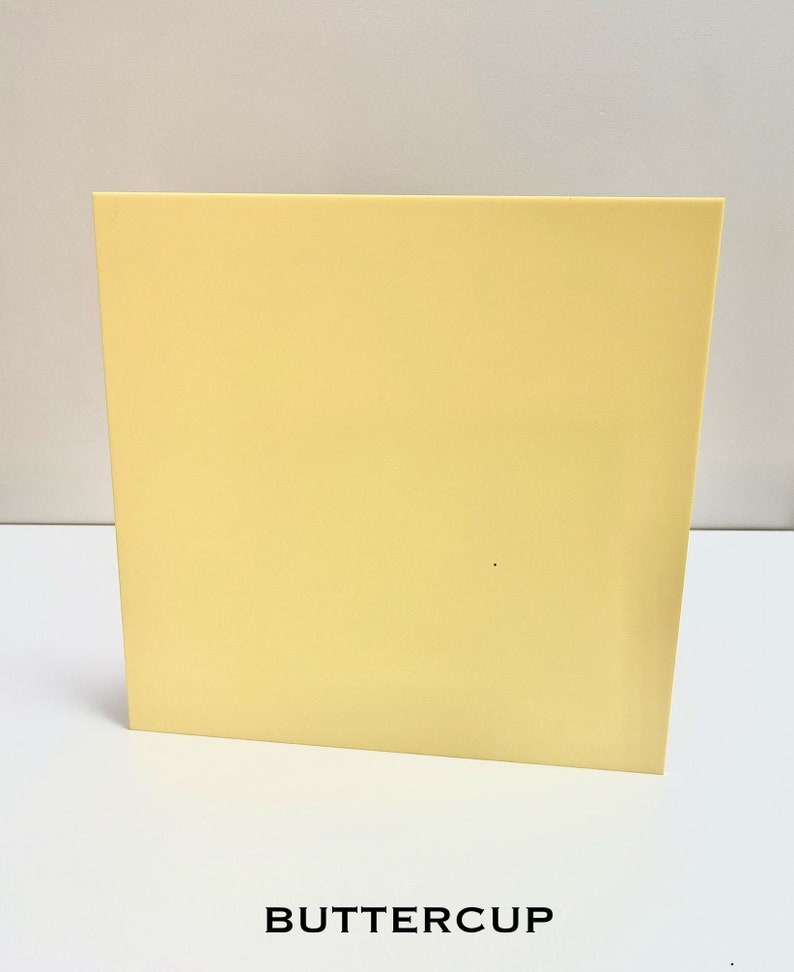 PASTEL Acrylic Sheet Glowforge Xtool Acrylic 3mm Acrylic Various Sizes Glossy/Matte Double Masked Laser Cutting Plexiglass image 4