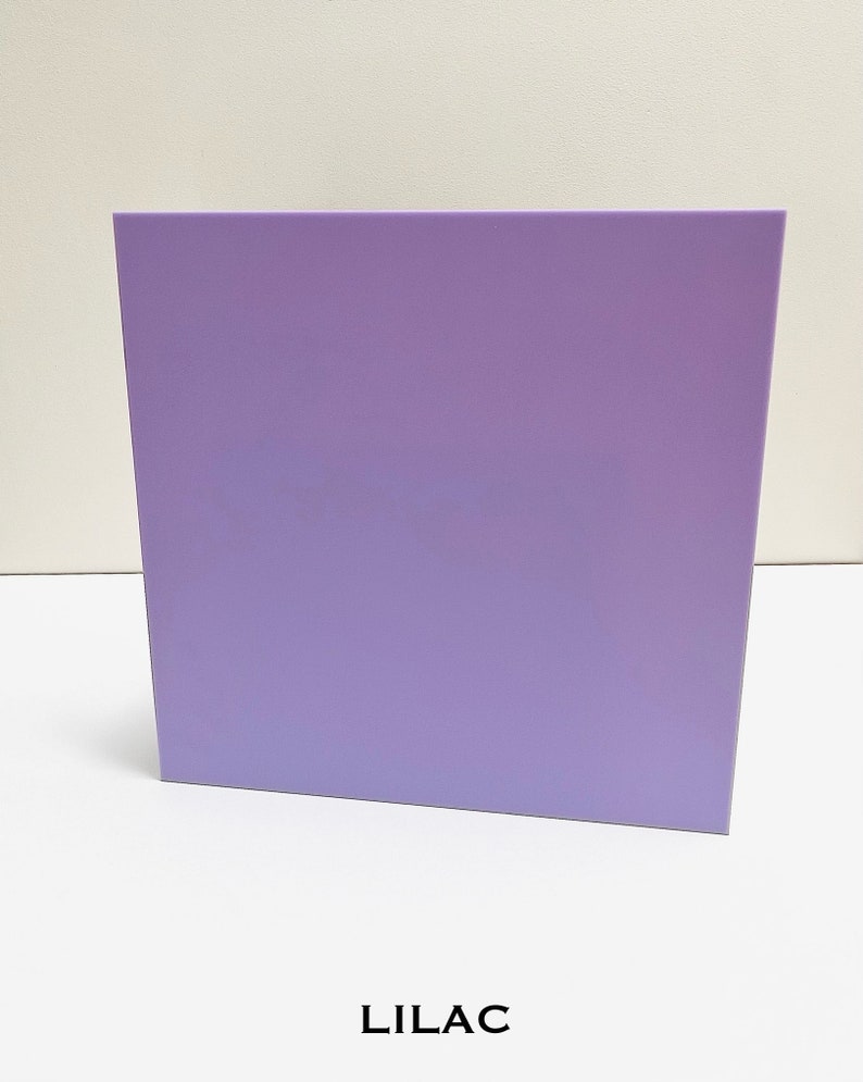 PASTEL Acrylic Sheet Glowforge Xtool Acrylic 3mm Acrylic Various Sizes Glossy/Matte Double Masked Laser Cutting Plexiglass image 3