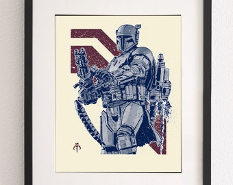 Mandalorian Heavy Infantry Mini Print