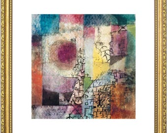 Paul Klee Art Print, Classic Fine Art Print, Framed Paul Klee Art
