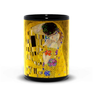 Gustav Klimt The Kiss Mug 15 oz, Gift Coffee Mug, Fine Art Mug, Artistic Mug, Klimt Art Mug