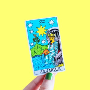 Sticker Verseau - Stickers signe astrologique - Tarot