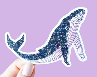 WHALE STICKER (Waterproof)