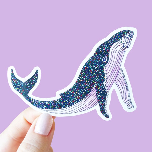 WHALE STICKER (Waterproof)