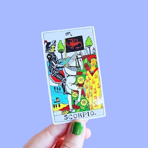 Schorpioen Sticker - STAR SIGN DECALS - Tarotkaarten