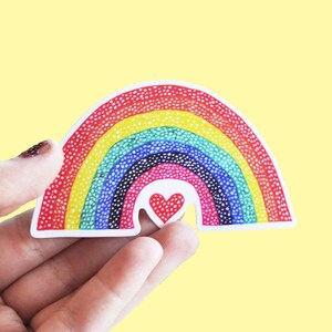 LGBTQ+ RAINBOW STICKER (Waterproof)