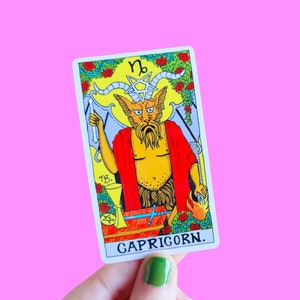 Steinbock Sticker - STERNZEICHEN - Tarot Karten