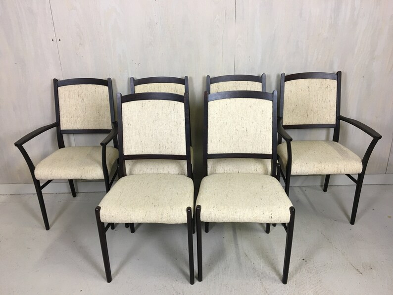 Set Of Six Danish Modern Rosewood Dining Chairs By Dyrlund 50