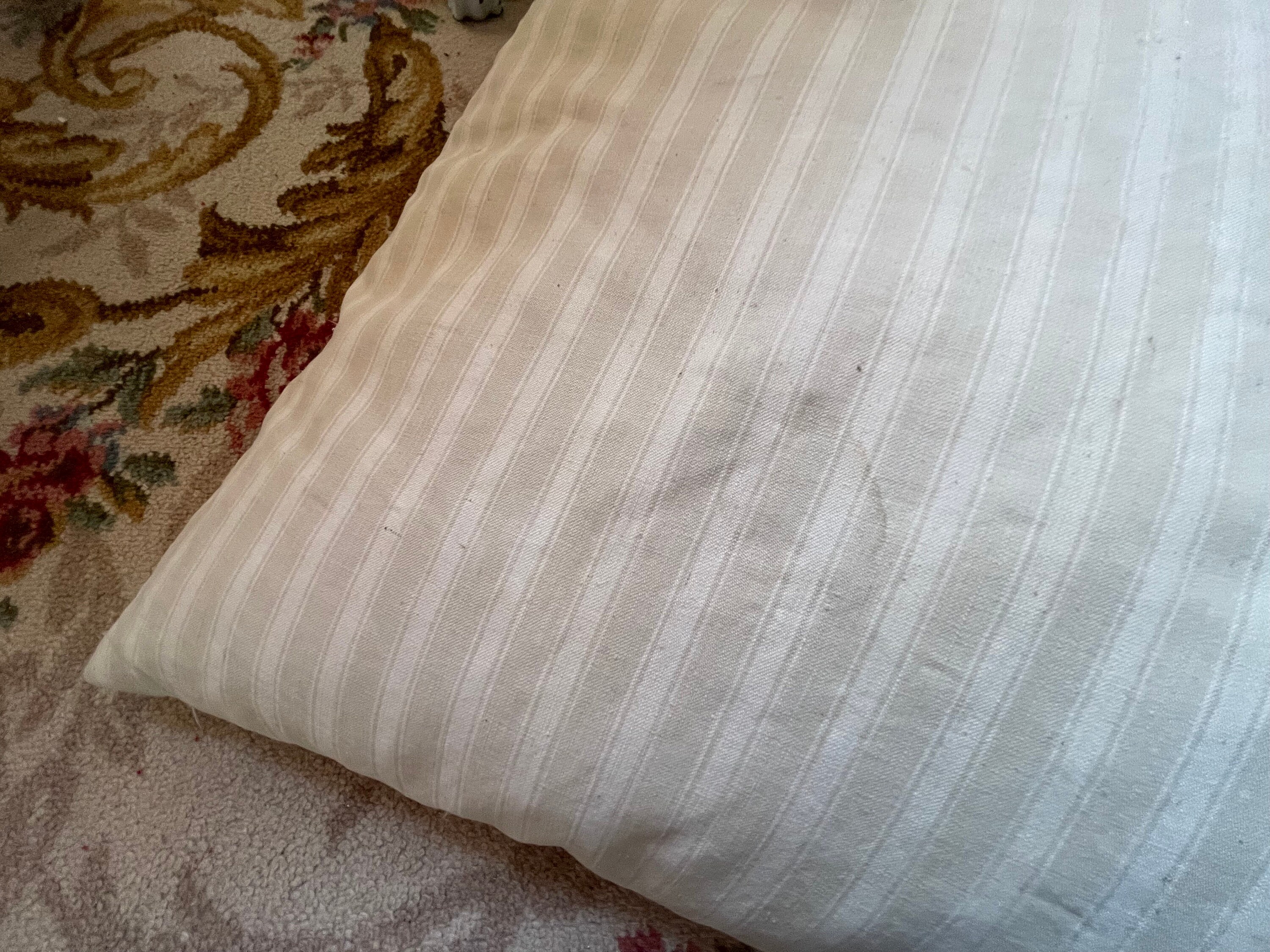 Old fashioned heavy feather pillows discount