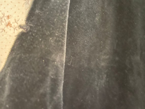 30's Black Velvet Wizard Coat Theater Costume main image 1