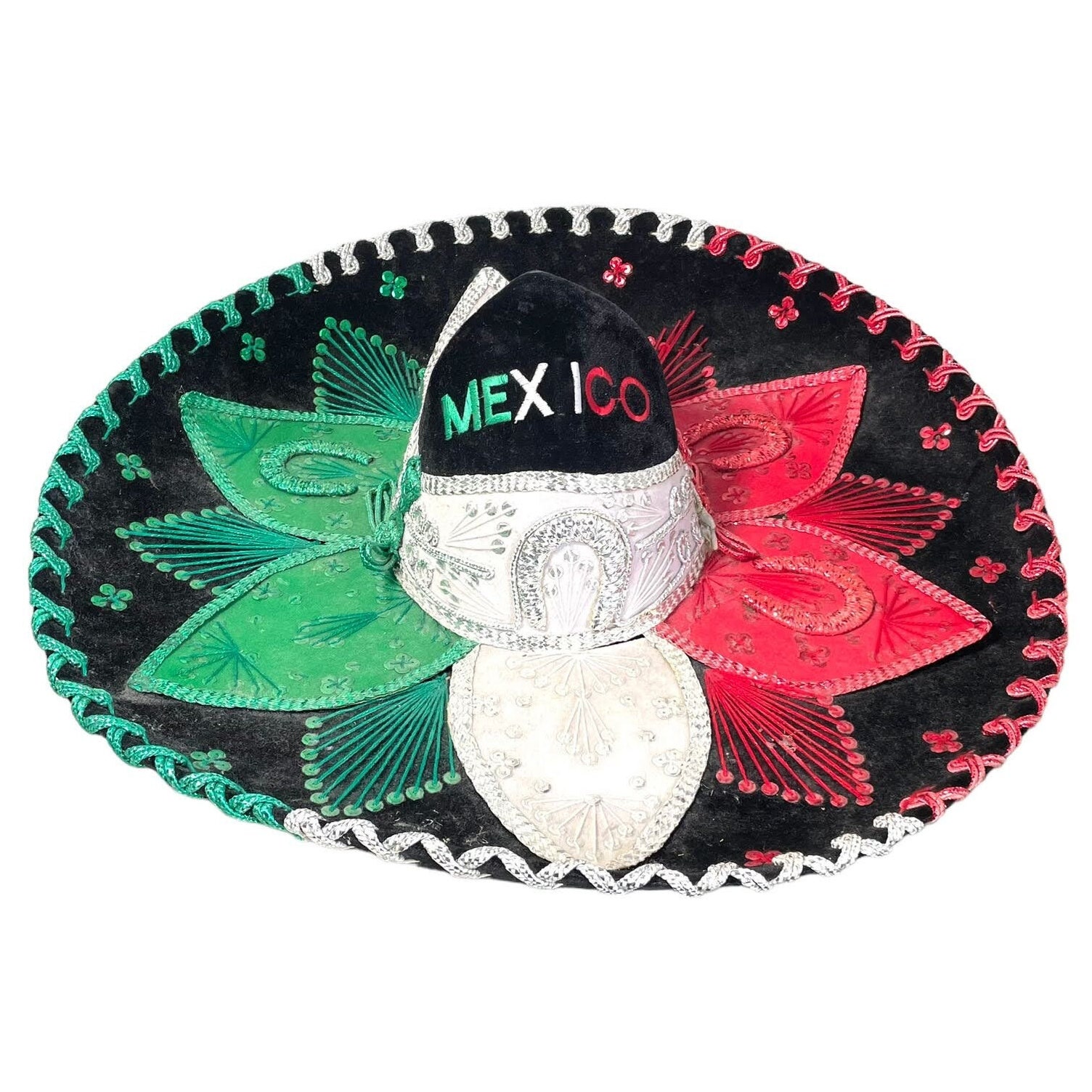 Vintage Mexican Sombreros Gonzalez Wide Brimmed Hat Theatre 