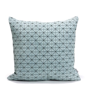 Gray and Black origami geometric pillow origami geometric pillow cases 50x50 cm