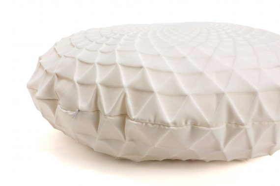 23.6 inch Noam pillow Designer cushion cover Boho chic home style accessory Round pillow cover 60 cm Grey pillow cover