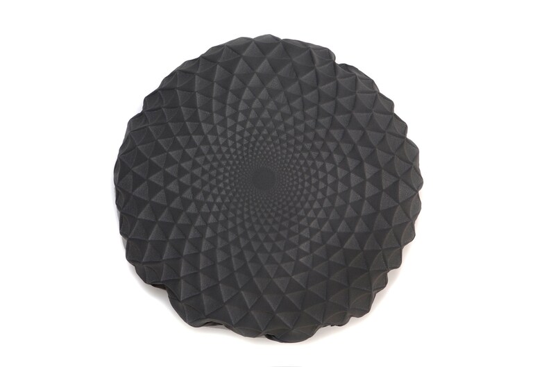 23.6 inch Noam pillow Designer cushion cover Boho chic home style accessory Round pillow cover 60 cm Grey pillow cover