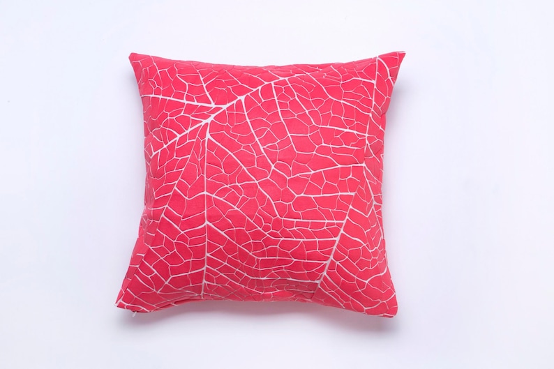 Coral Pink Decorative Throw Pillow Cover 19.6x19.6 50x50cm