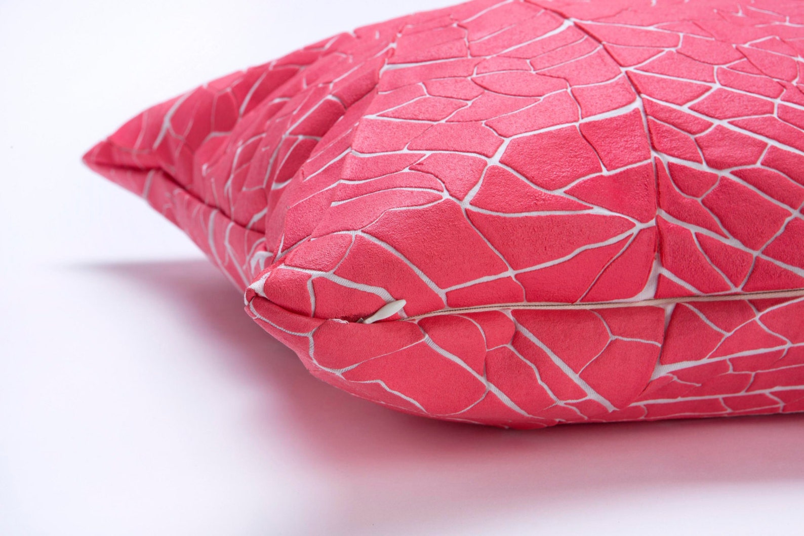 Coral Pink Decorative Throw Pillow Cover 19.6x19.6 50x50cm. Etsy