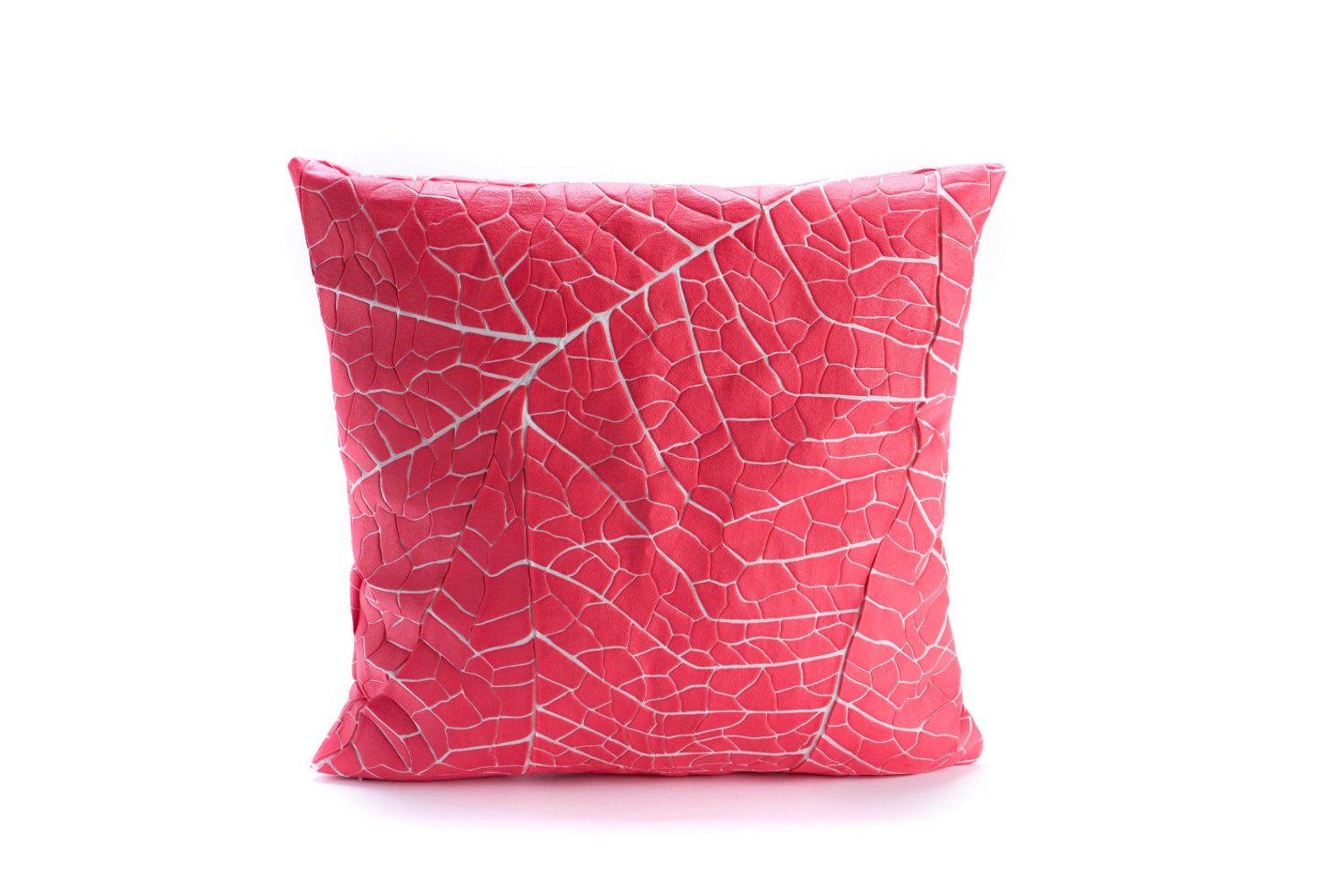 Coral Pink Decorative Throw Pillow Cover 19.6x19.6 50x50cm. Etsy