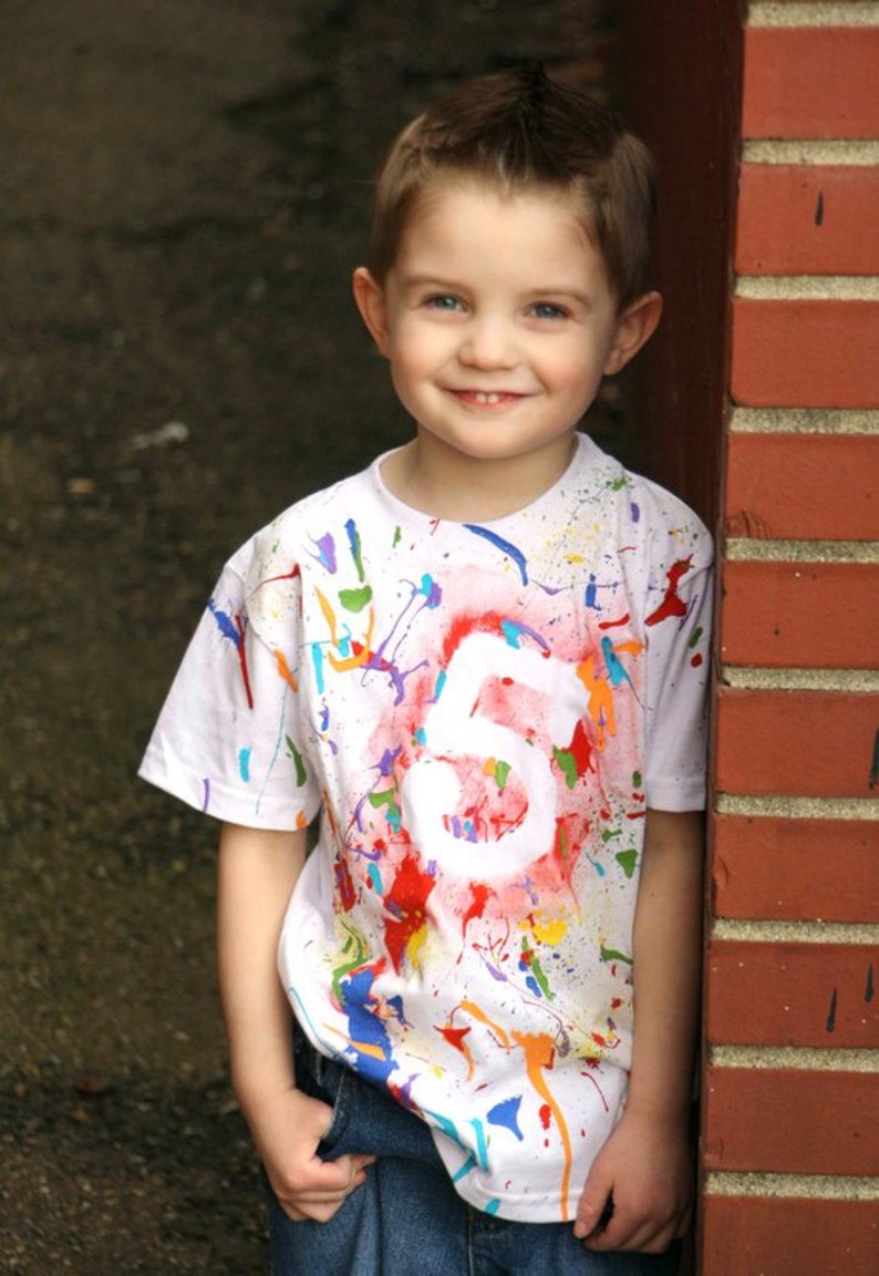 Paint Party Shirt Art Shirt Art Party Art Smock Paint Etsy