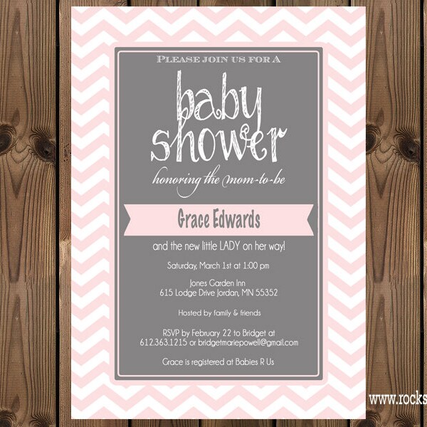 Baby Shower Chevron - Etsy