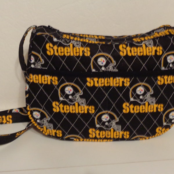Pittsburgh Steelers Quilted Cross Body Purse