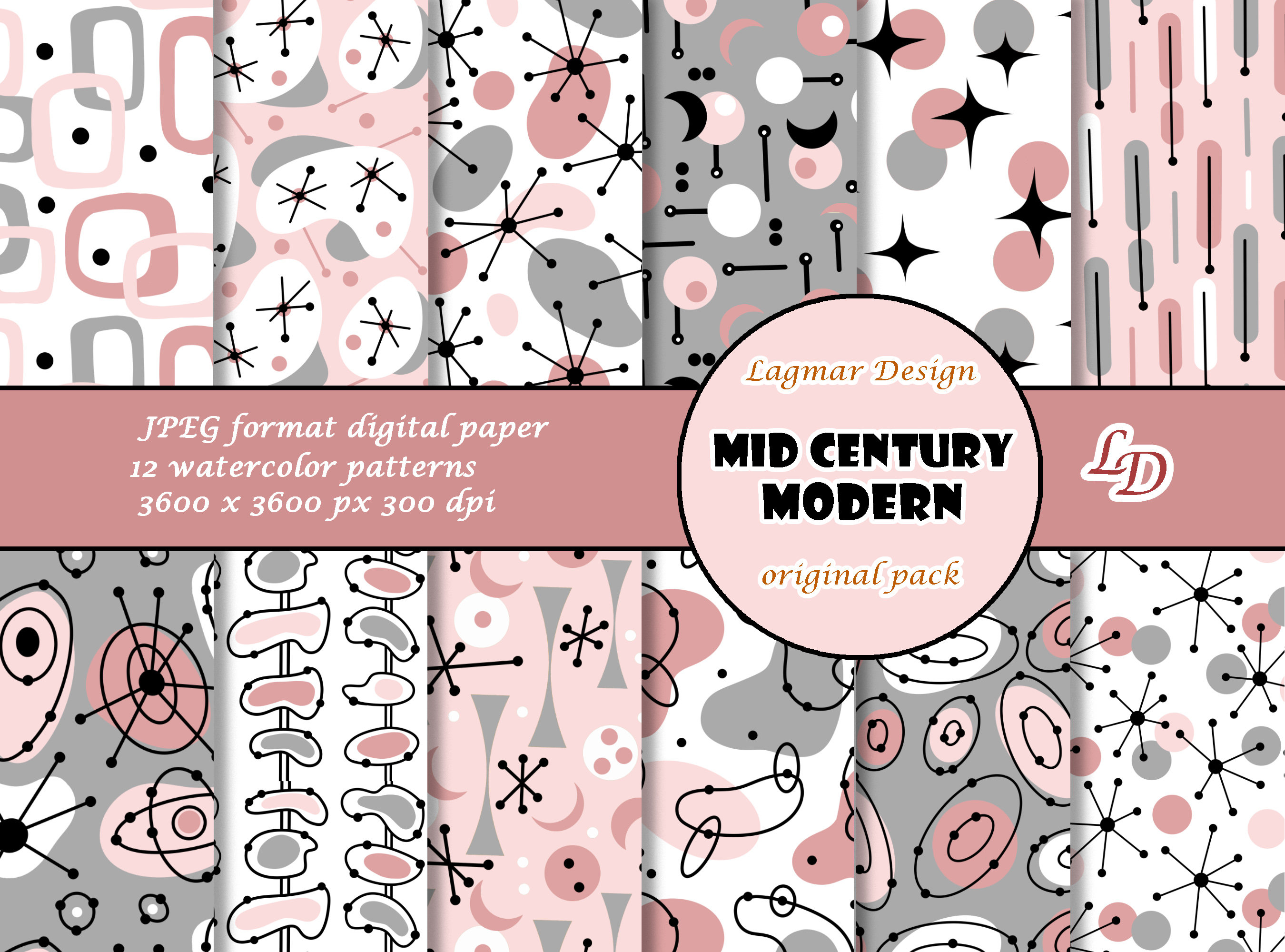 Atomic Age Fabric - Etsy