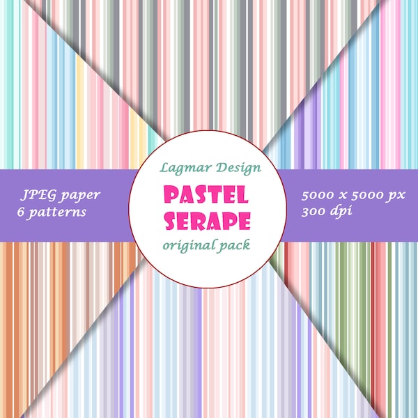 Mexican digital paper, Pastel serape seamless pattern files, Mexico background print, Mexican blanket aztec striped