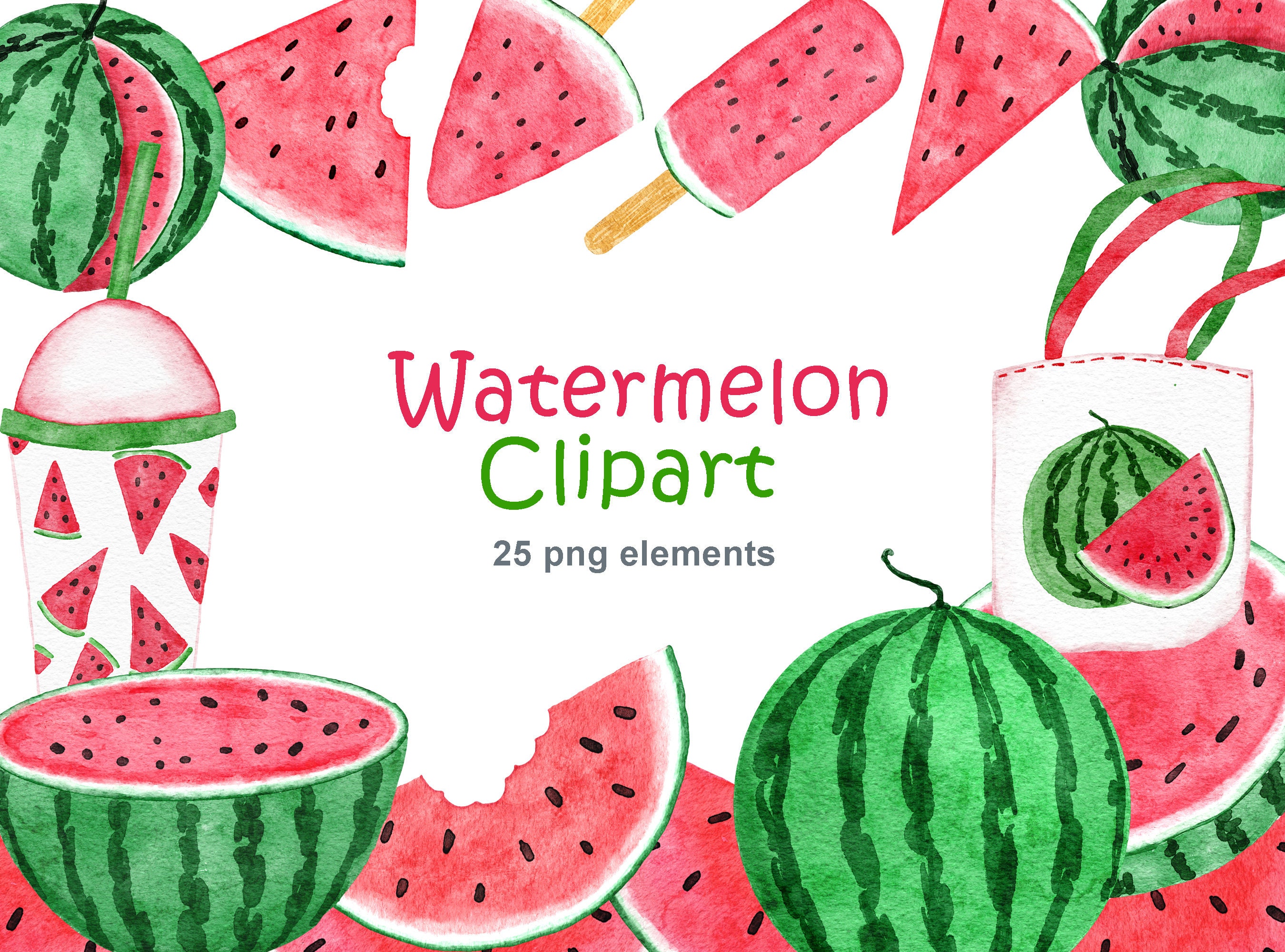 Watermelon Abstract picture