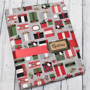 Christmas Photo Album, Christmas Binder, Christmas Card Holder, Christmas Memory Book, Christmas Photos, Christmas Decor, Plaid Christmas