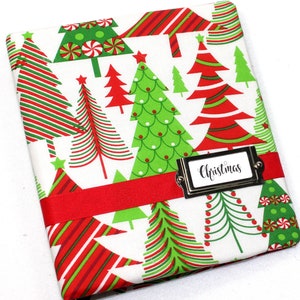 Christmas Photo Album, Christmas Binder, Christmas Card Holder, Christmas Photos, Holiday Family Christmas Card Binder, Christmas Trees