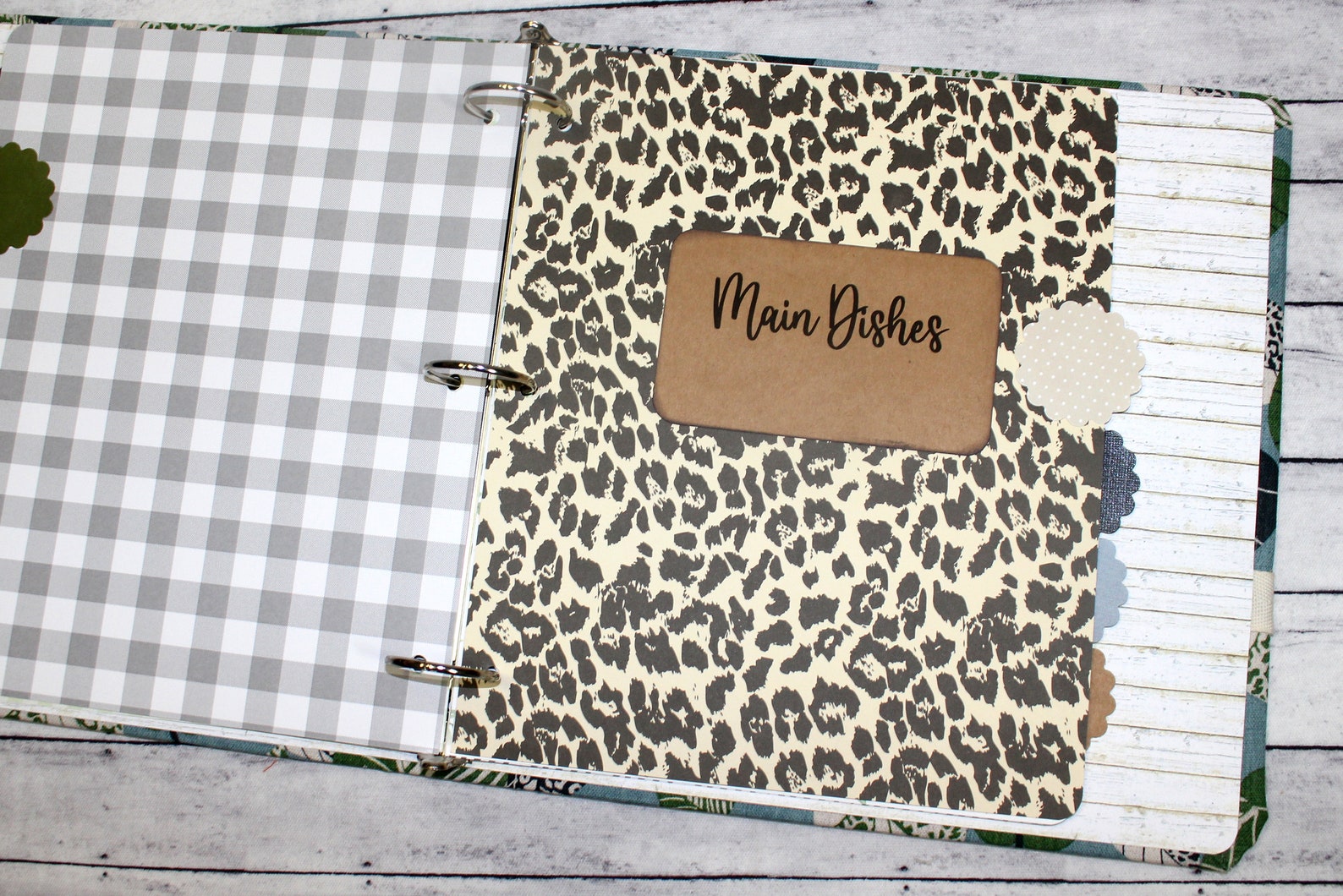 3 Ring Recipe Binder Recipe Book Blank Cookbook Recipe Etsy