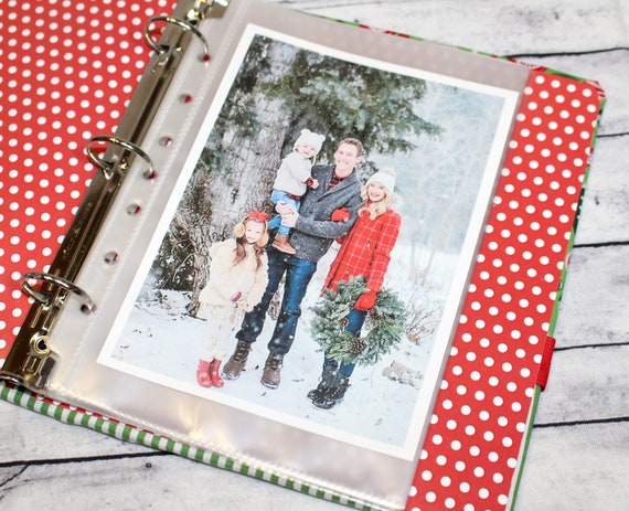 Christmas Photo Album, Christmas Binder, Christmas Cards Album, Christmas  Memory Book, Christmas Photos, Rustic Christmas Decor, Holidays 