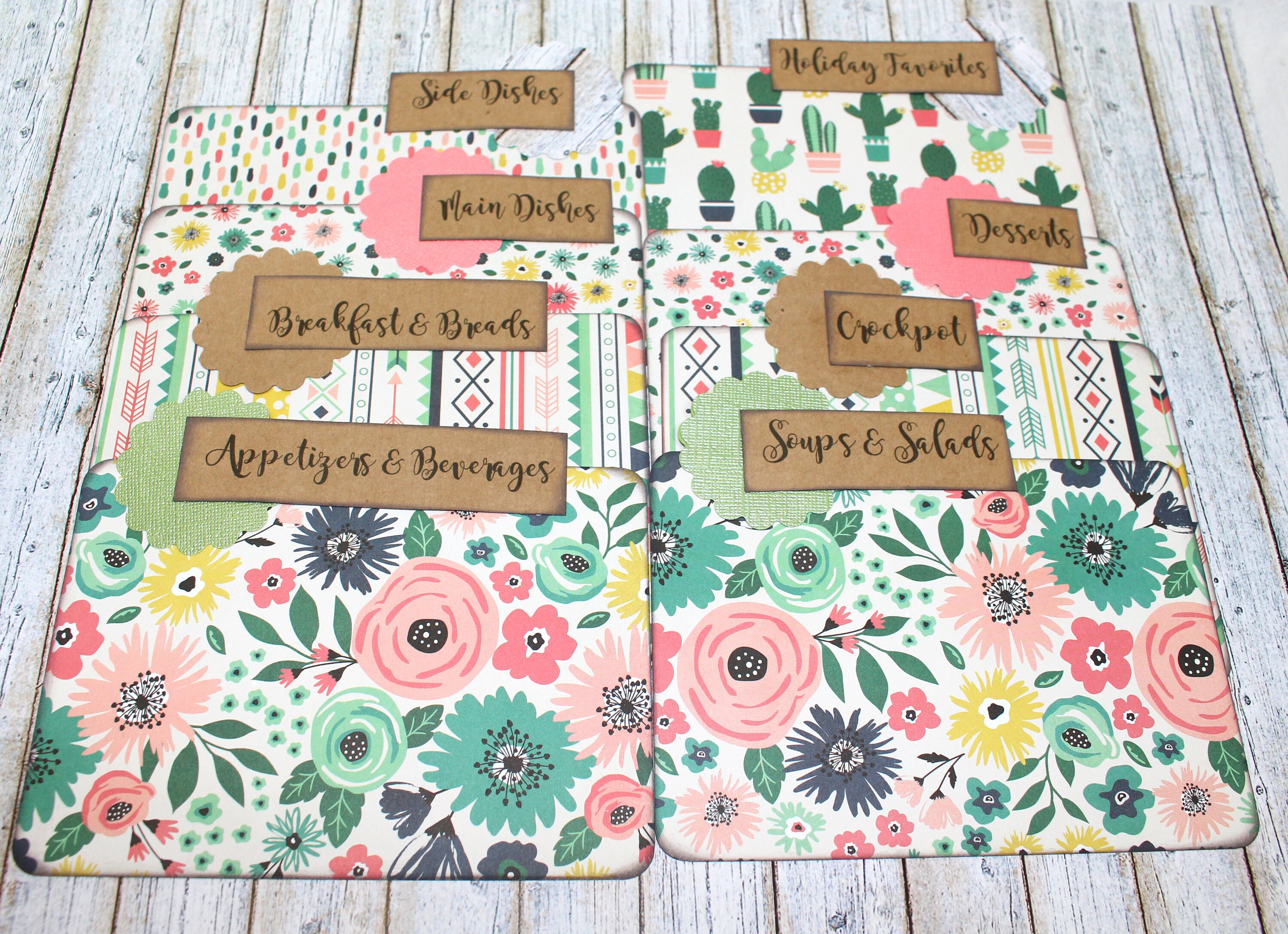 Bliss Ranch: Custom DIY Recipe Box Dividers