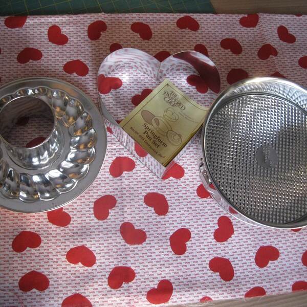 Kefyixc Heart-shaped Cake Pan, Heart-shaped Cake Tin, Aluminum, 6-inch