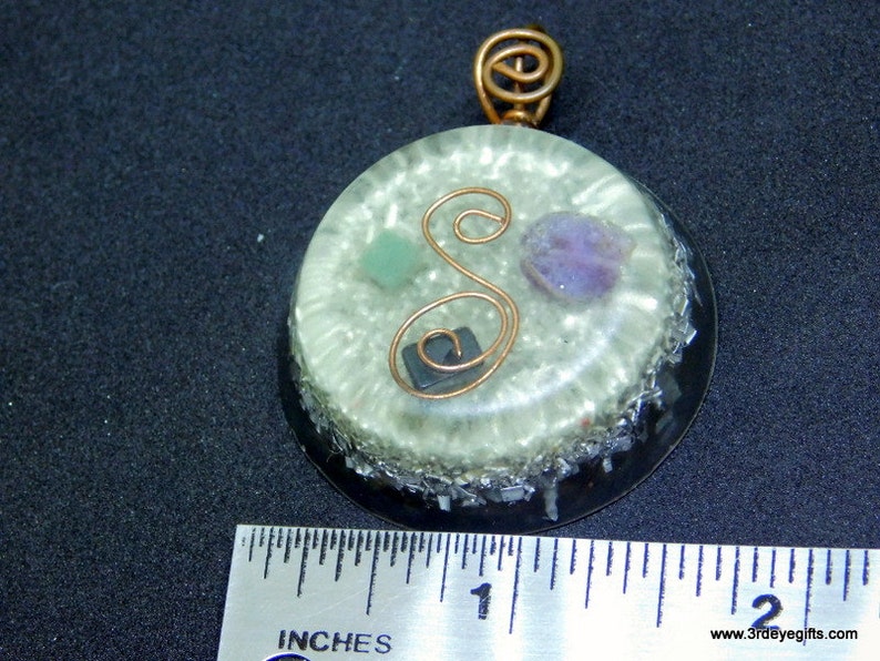 Amethyst /& Jade Orgone Pendant to Attract Money On SALE! Amethyst Orgone Necklace Jade Necklace Resin Pendant ~677