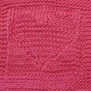Knitted Heart Blanket Pattern