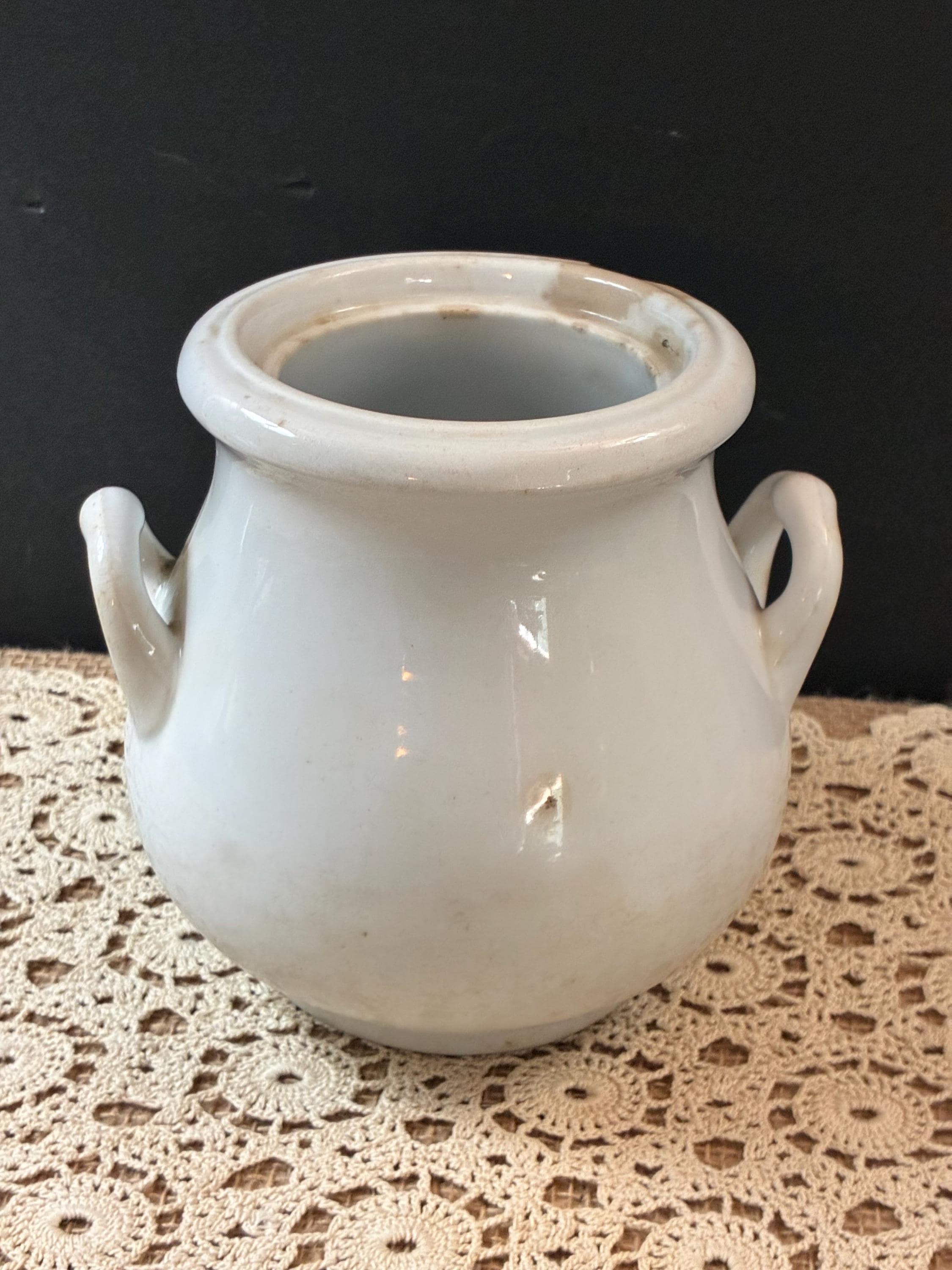 Antique Biscuit Jar - Etsy