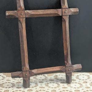Cadre d'art Adirondack antique sculpté / cadre en bois / support de cadre photo en bois d'art de clochard, PAS de verre / cadres de collection