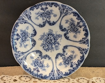 ヴィンテージ チャイナ ブルー フラワー フロー ブルー スタイル