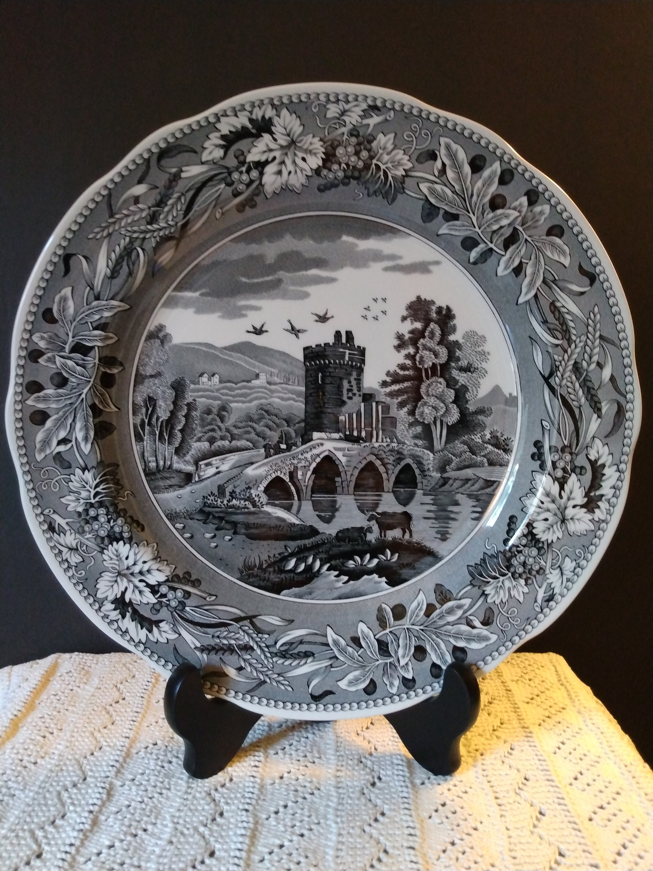 Spode Archive Collection Black and White - Etsy