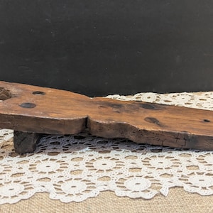 Antique 19th Century Wooden Boot Jack / Boot Pull Primitive Decor / Housewarming Gift / Gifts for him / Cabin Decor / Farmhouse Decor