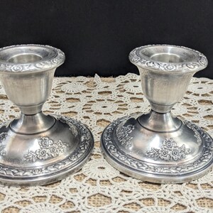 Pair of Vintage Fisher Sterling Silver 3