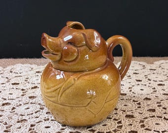 Vintage Pottery Pig Creamer