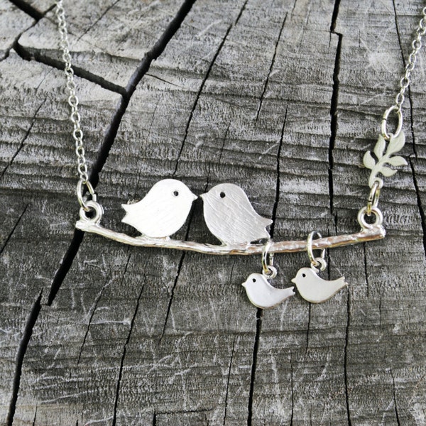 Family Love Bird Necklace