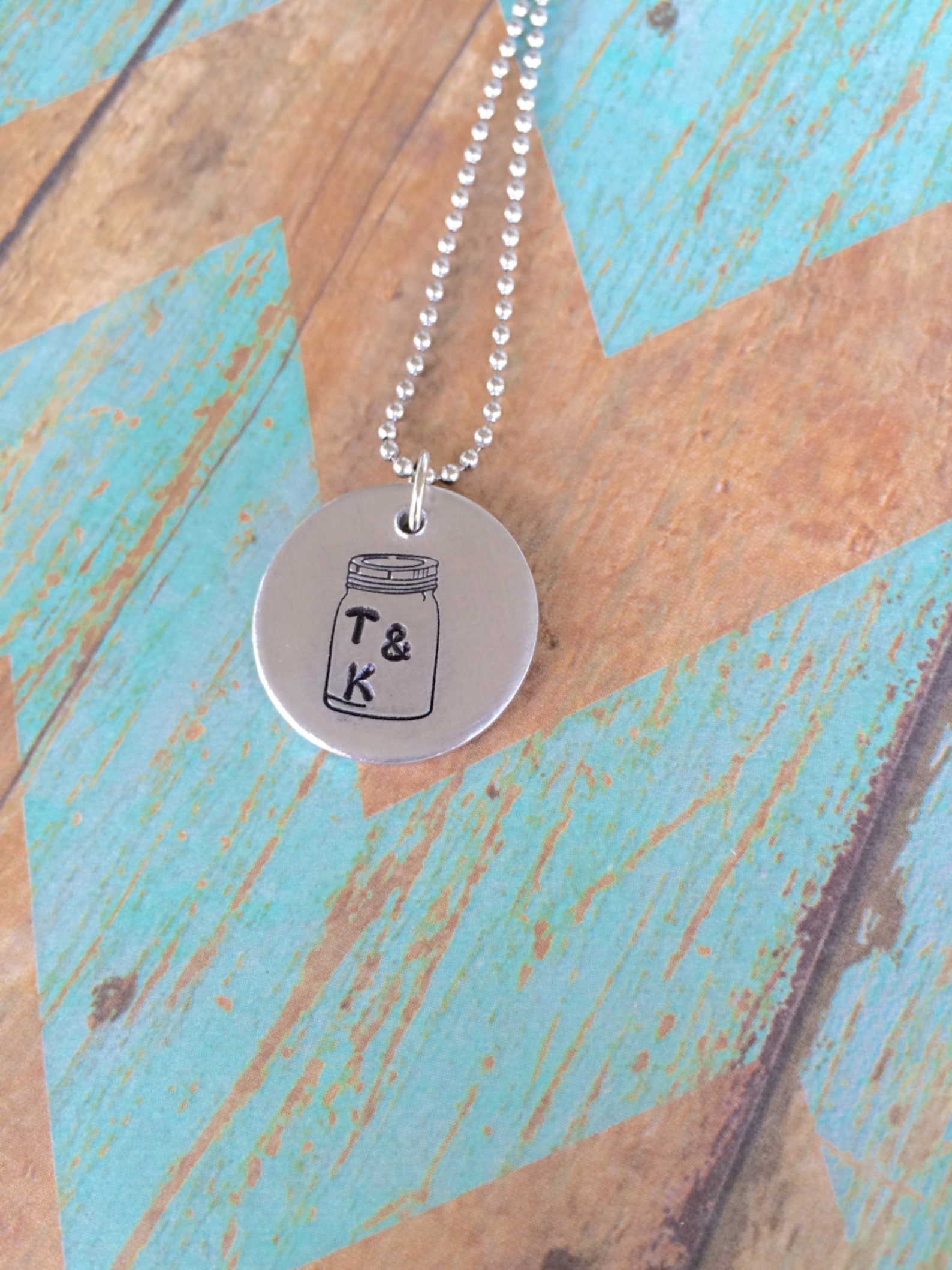 Mason Jar Necklace Engagement Necklace Wedding Necklace Etsy