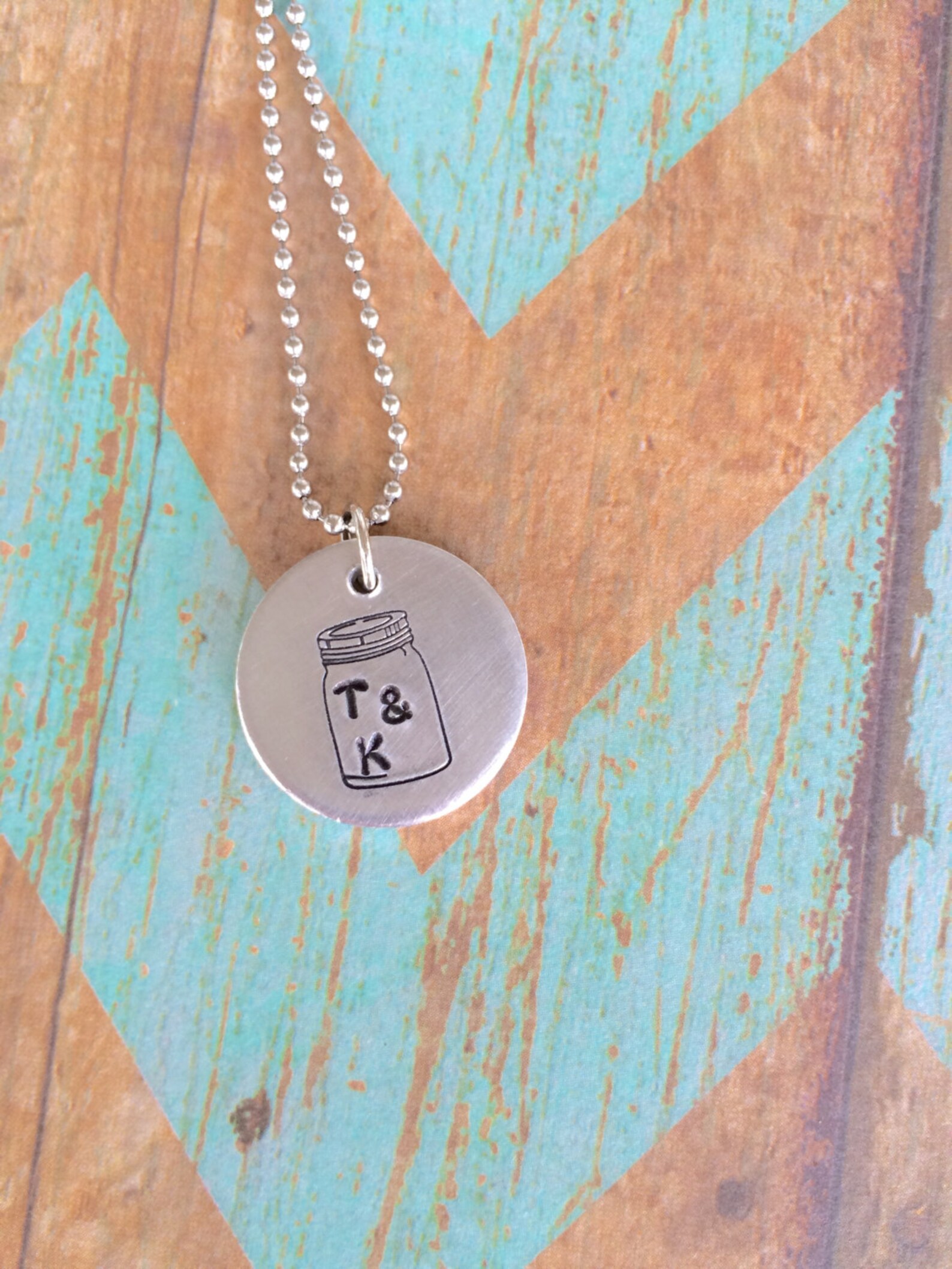 Mason Jar Necklace Engagement Necklace Wedding Necklace Etsy