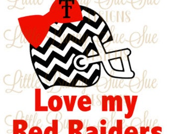 Red raiders svg | Etsy