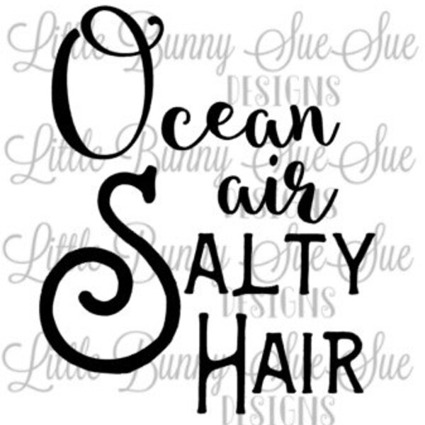 Ocean Air Salty Hair - Etsy