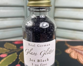 Black Glass Glitter Produced In Germany