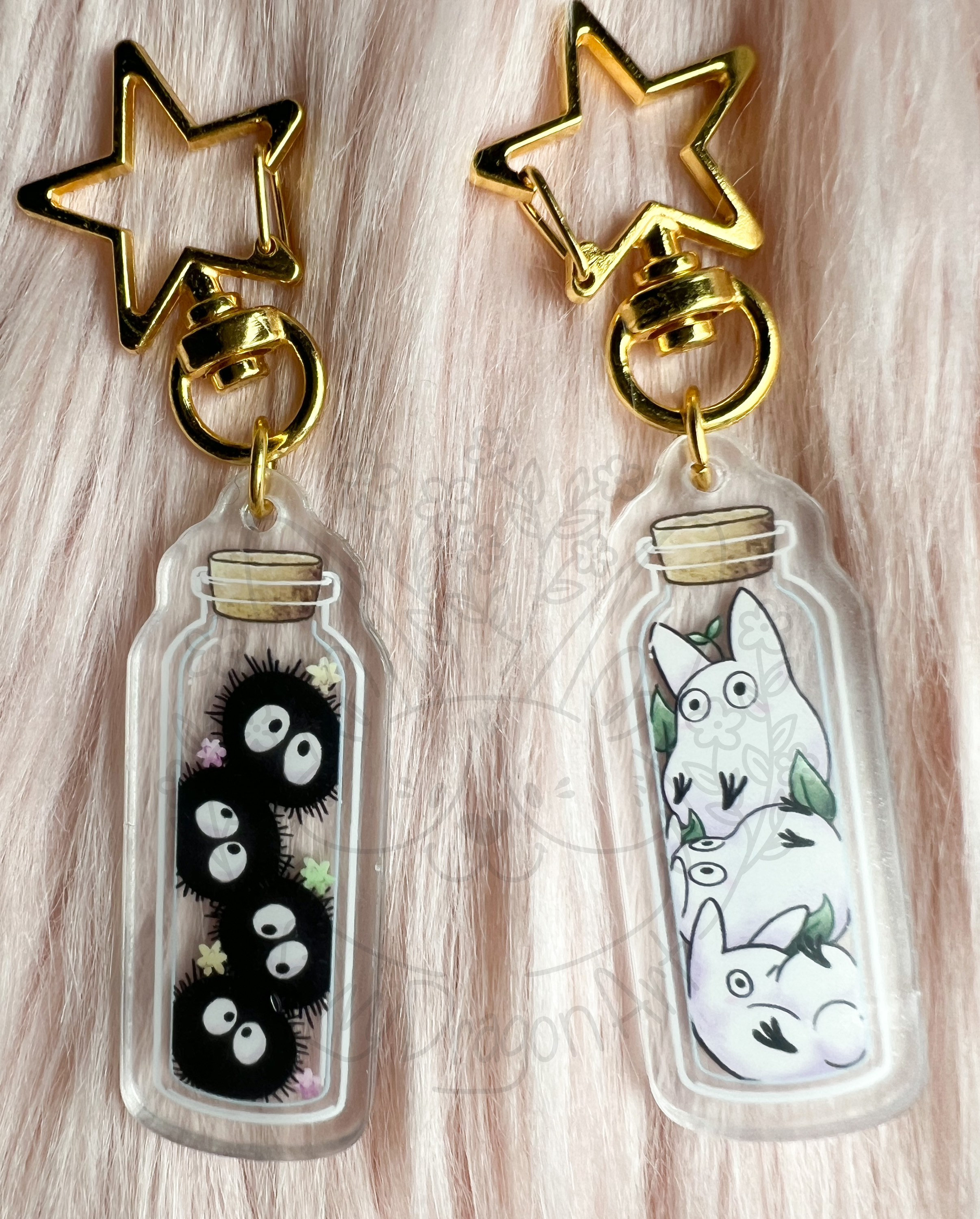 Vograce Phone Charm Vograce Holographic Charms Clear Acrylic