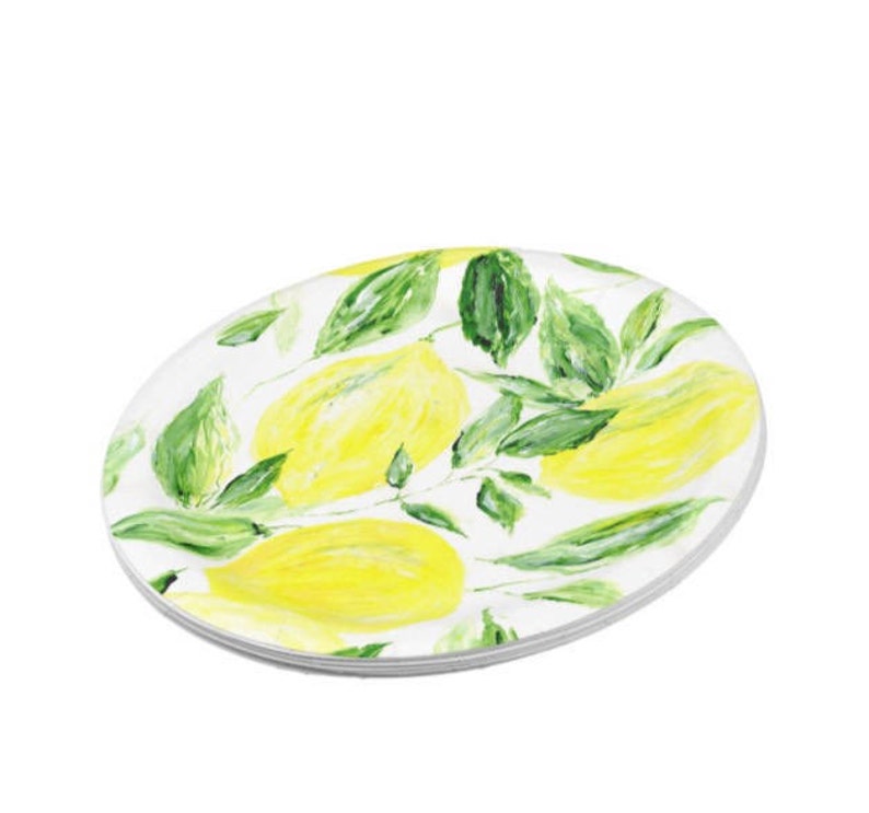Lemon Paper Plates Lemon Party Decor Lemon Paper Plate Baby Etsy